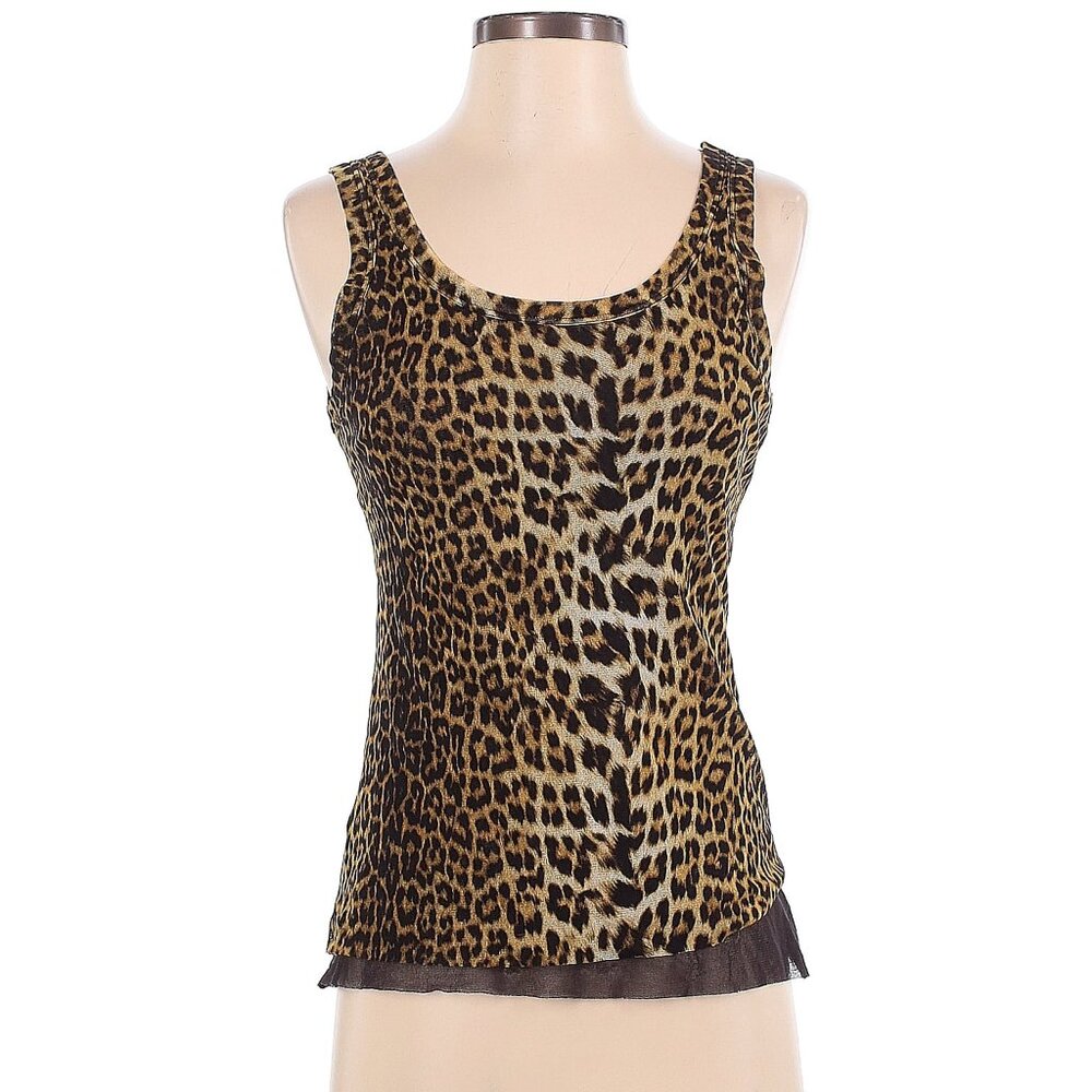 Jean Paul Gaultier Soleil Vintage Leopard Print Tank Top Size: S